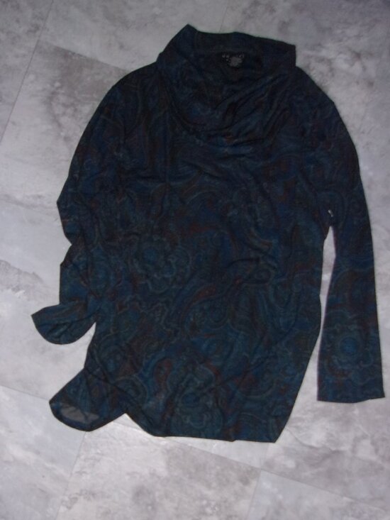 Grace Tops - size extra large womens top paisley  print knit  blouse dress casual shirt